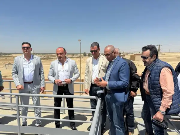 نائب وزير الإسكان يتفقد مشروعات الصرف الصحي ضمن المبادرة الرئاسية "حياة كريمة" بمحافظة الجيزة