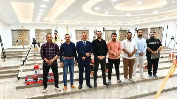 نائب محافظ المنيا يتفقد الاستعدادات النهائية لافتتاح مركز شبكات المرافق والرفع المساحي.