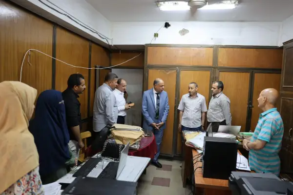 محافظ المنيا يوجّه بتيسير الاجراءات وتسريع وتيرة العمل لزيادة معدلات انجاز ملف التقنين