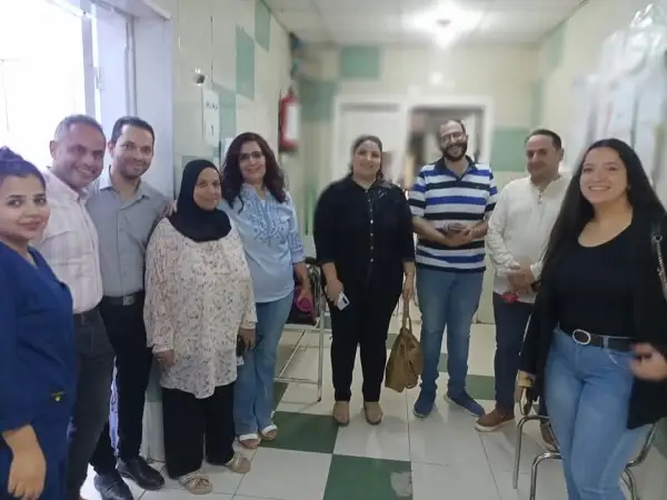 وكيل وزارة الصحة بالمنيا تزور مستشفى الفكرية المركزي أول أيام عيد الأضحى وتُهنئ المرضى والعاملين
