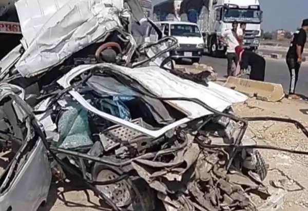 تفاصيل مروّعة في حادث الطريق الإقليمي بالمنوفية.. سائق التريلا يعترف بكل شيء